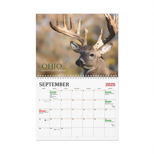 Ohio 2025-2026 Hunting Calendar